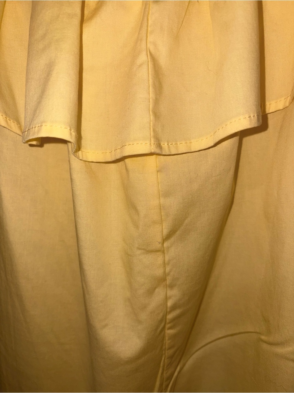 Agaci Yellow Off-Shoulder Ruffle Blouse - Size S - New - Picture 4 of 5